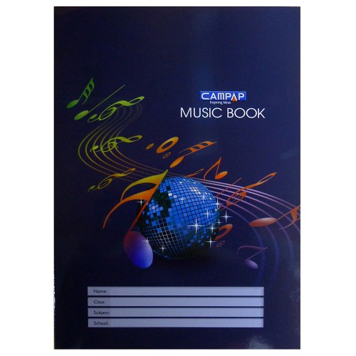 Campap Music Book 12 Staves