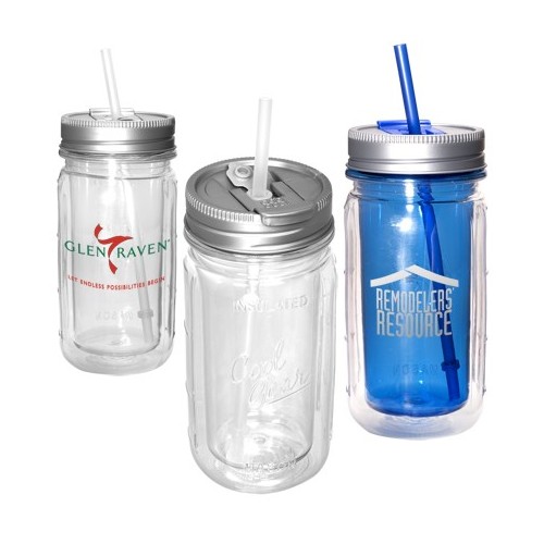 Mason Jar Water Bottle BOSS School and Office Supplies