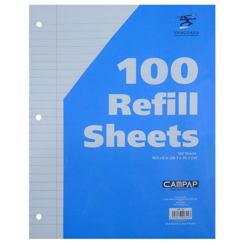 Refill Sheets