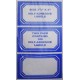 blue border labels 3 1/2x2