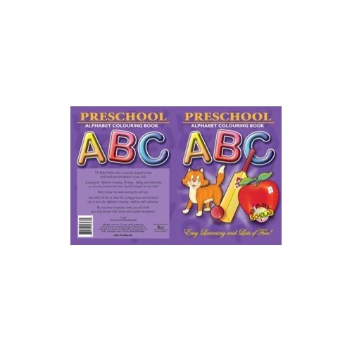 alphabet colouring book
