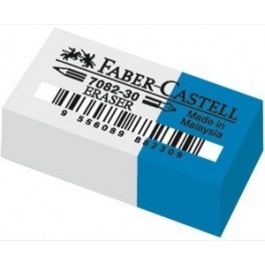 Faber-Castell White/Blue Eraser