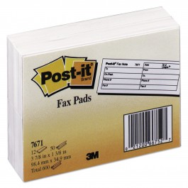 Fax Note Pad (3M)