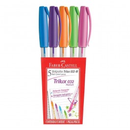 032 (5 Pack) Trilux Pen (Faber-Castell)