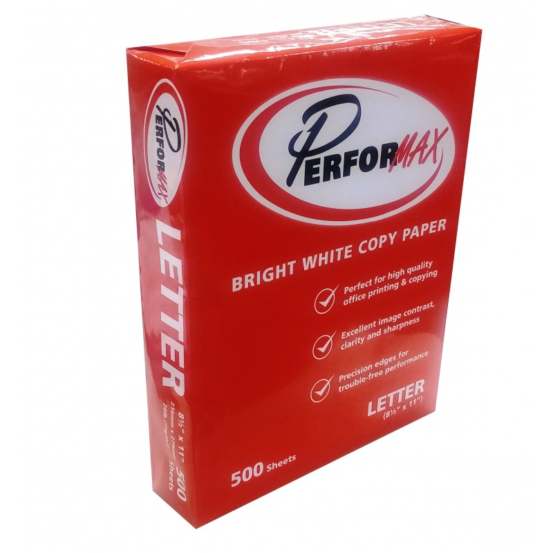 Letter Size Copy Paper (Performax) BOSS School and Office Supplies