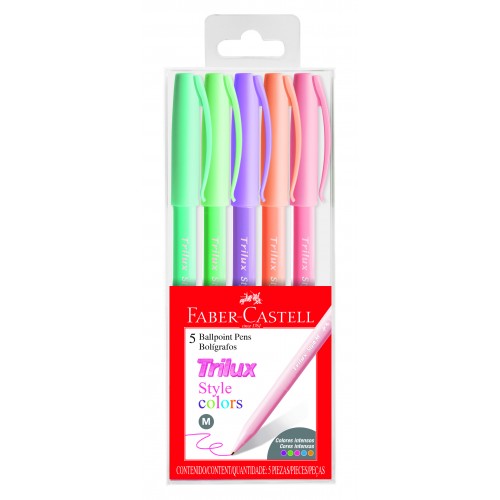 Pastel Trilux Ballpoint Pens (Faber-Castell)
