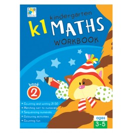 K1 Kindergarten Maths Workbook Bk 2
