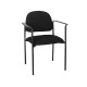 Visitor chair with armrests