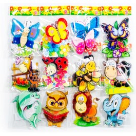 Foamy Stickers - Insects & Animals (Pointer)