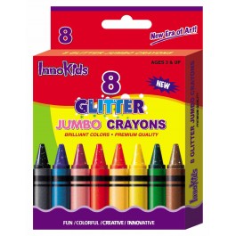 Jumbo Glitter Crayons (Innokids)