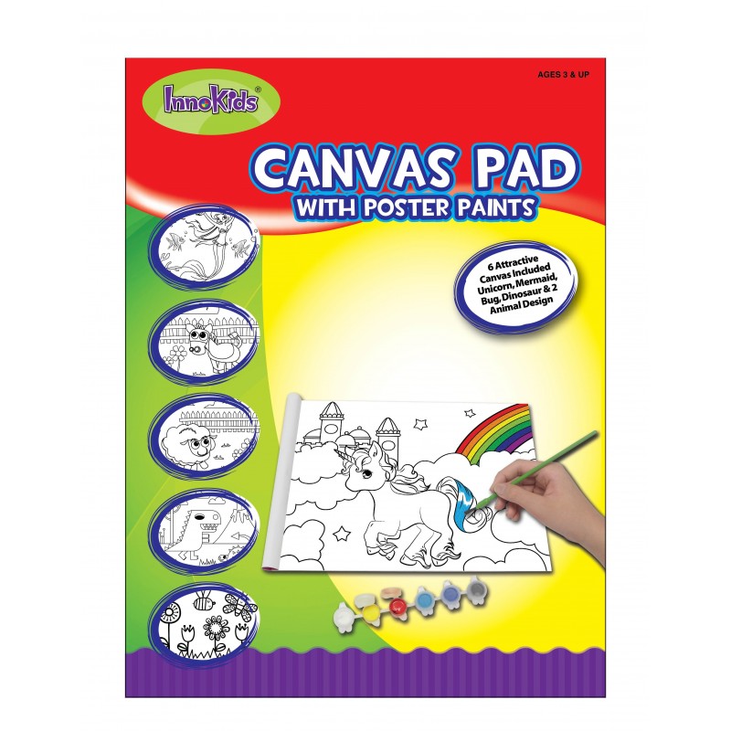 Canvas Art Pad with Paint (Innokids) BOSS School and Office Supplies