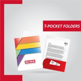 T-Pocket Presentation Folders