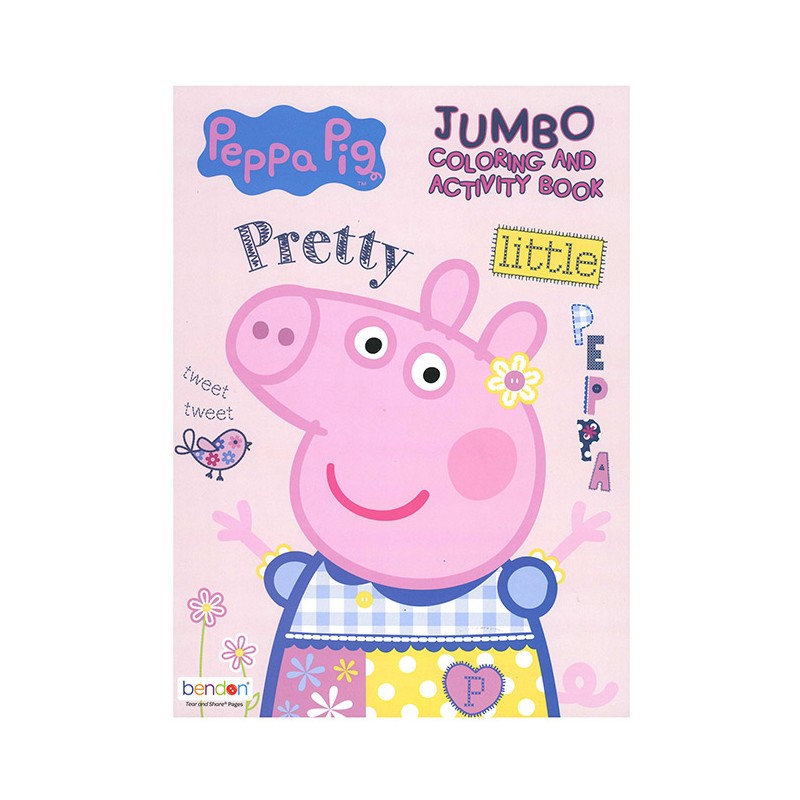 Peppa Pig Colouring/Activity Book BOSS School and Office Supplies