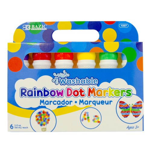Dot Markers Washable (6 Color/Pack)