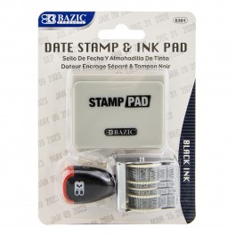 Date Stamp and Ink Pad Combo