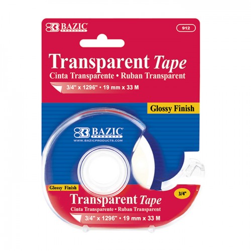 Transparent Tape with Dispenser
