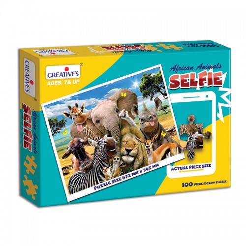 African Animals Selfie 100pcs