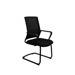 Mesh back Guest chair with Fabric seat