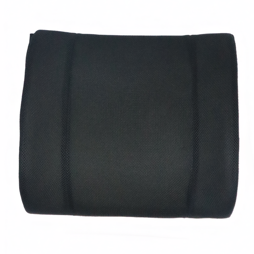 LUMBAR BACK SUPPORT FOAM SQUARE BLACK