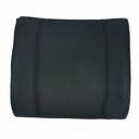 LUMBAR BACK SUPPORT FOAM SQUARE BLACK