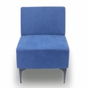 SOFA MODULAR NO ARMS BLUE