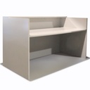 RECEPTION DESK 71X35X41.5" GREY