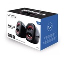 DESKTOP SPEAKERS BRAZZA USB 2.0 BLACK/RED