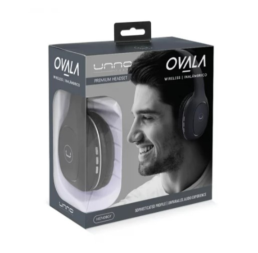 HEADSET OVALA BT WITH MIC - GRAY