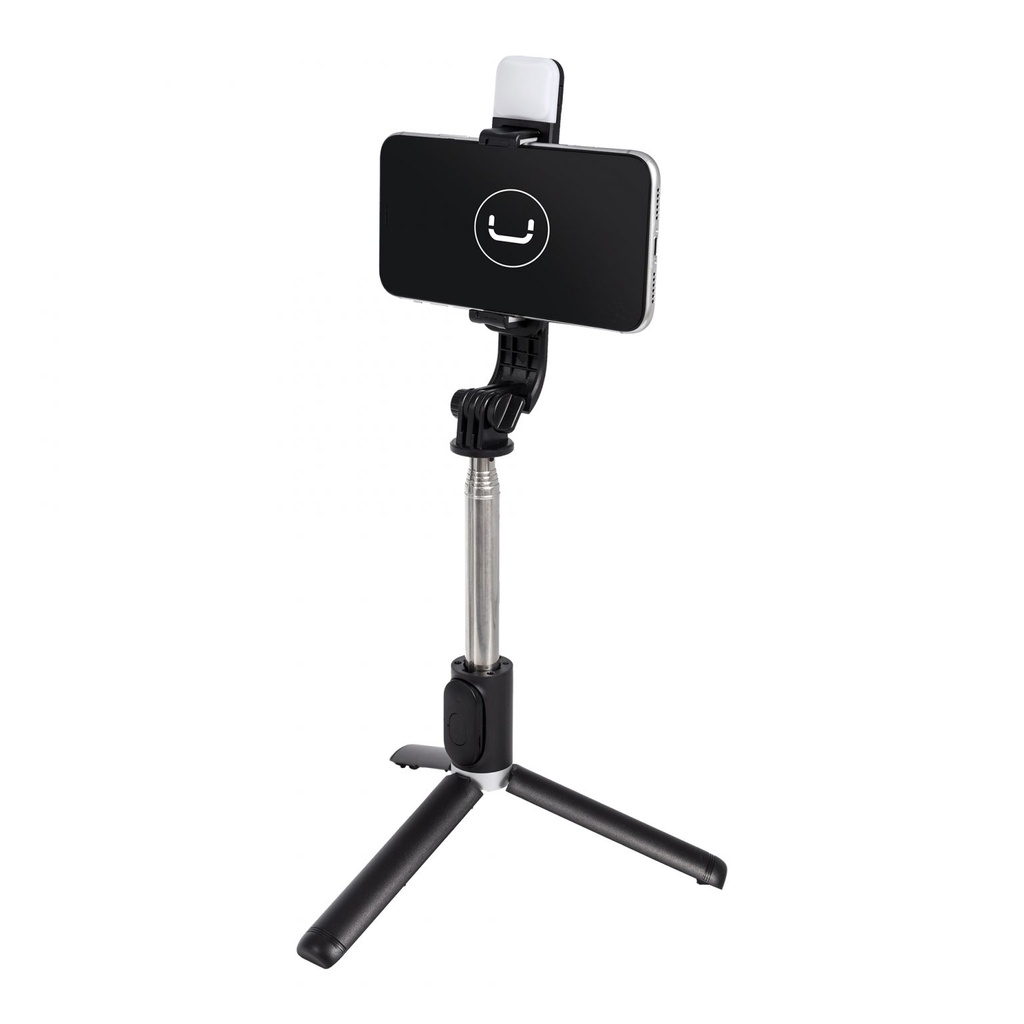 SELFIE STICK AND TRIPOD WITH LED LIGHT
