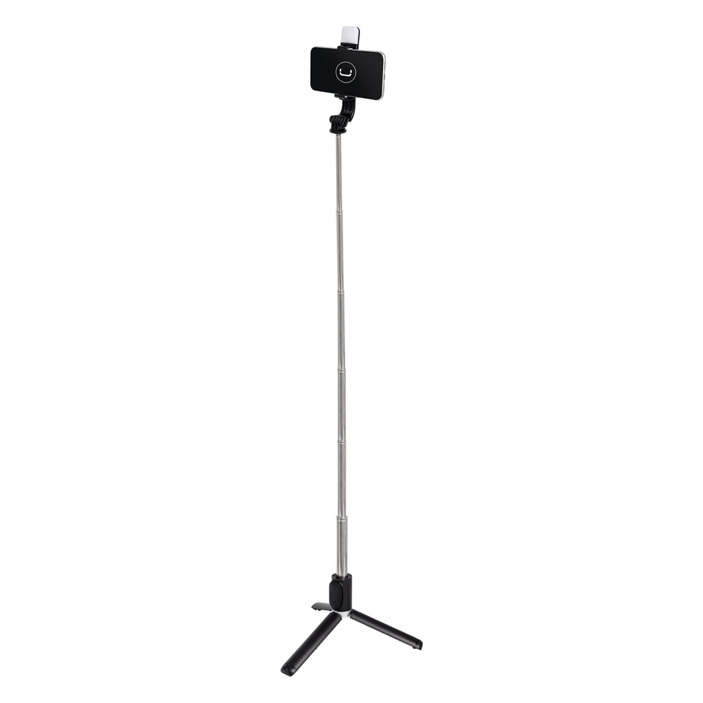 SELFIE STICK AND TRIPOD WITH LED LIGHT