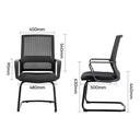 CONFERENCE CHAIR MESH BACK BLACK