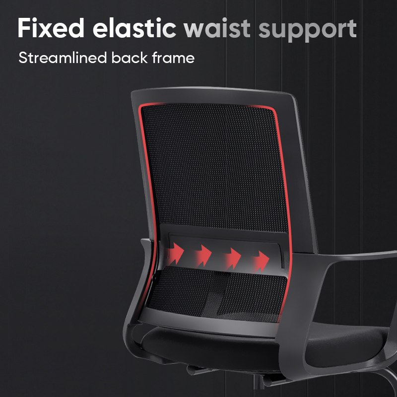 CONFERENCE CHAIR MESH BACK BLACK