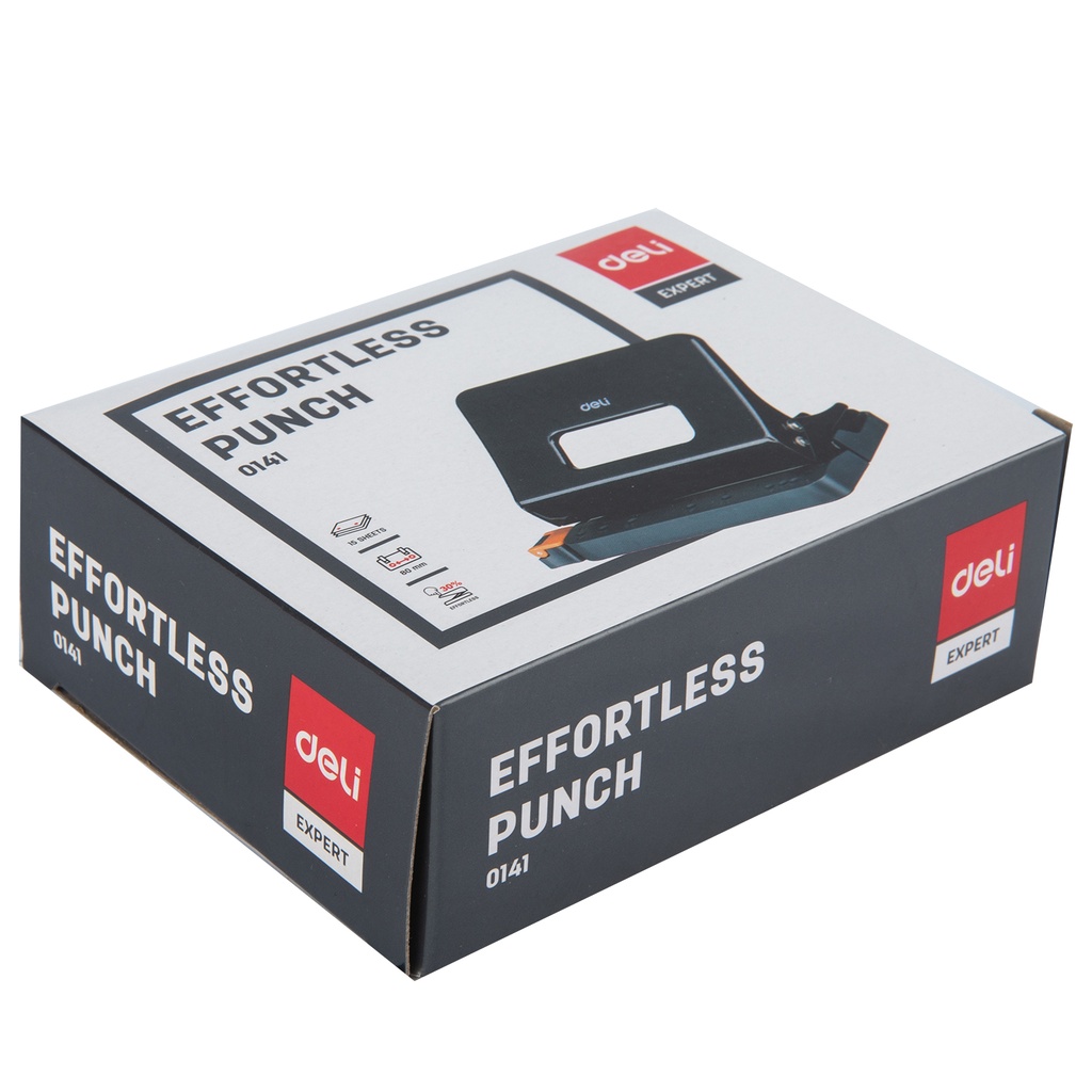 EFFORTLESS PUNCH 15 SHEETS BLACK