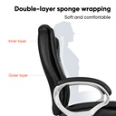 EXECUTIVE CHAIR LEATHER BLACK