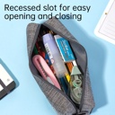 CASE PENCIL POUCH 6CM BLUE/DARK