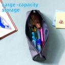 CASE PENCIL POUCH 8CM BLUE/DARK GREY/GREY