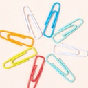 CLIPS PAPER TRIANGULAR PAPER 28MM 100PCS COL.
