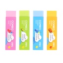 ERASER 15MM PINK/BLUE/GREEN/YELLOW