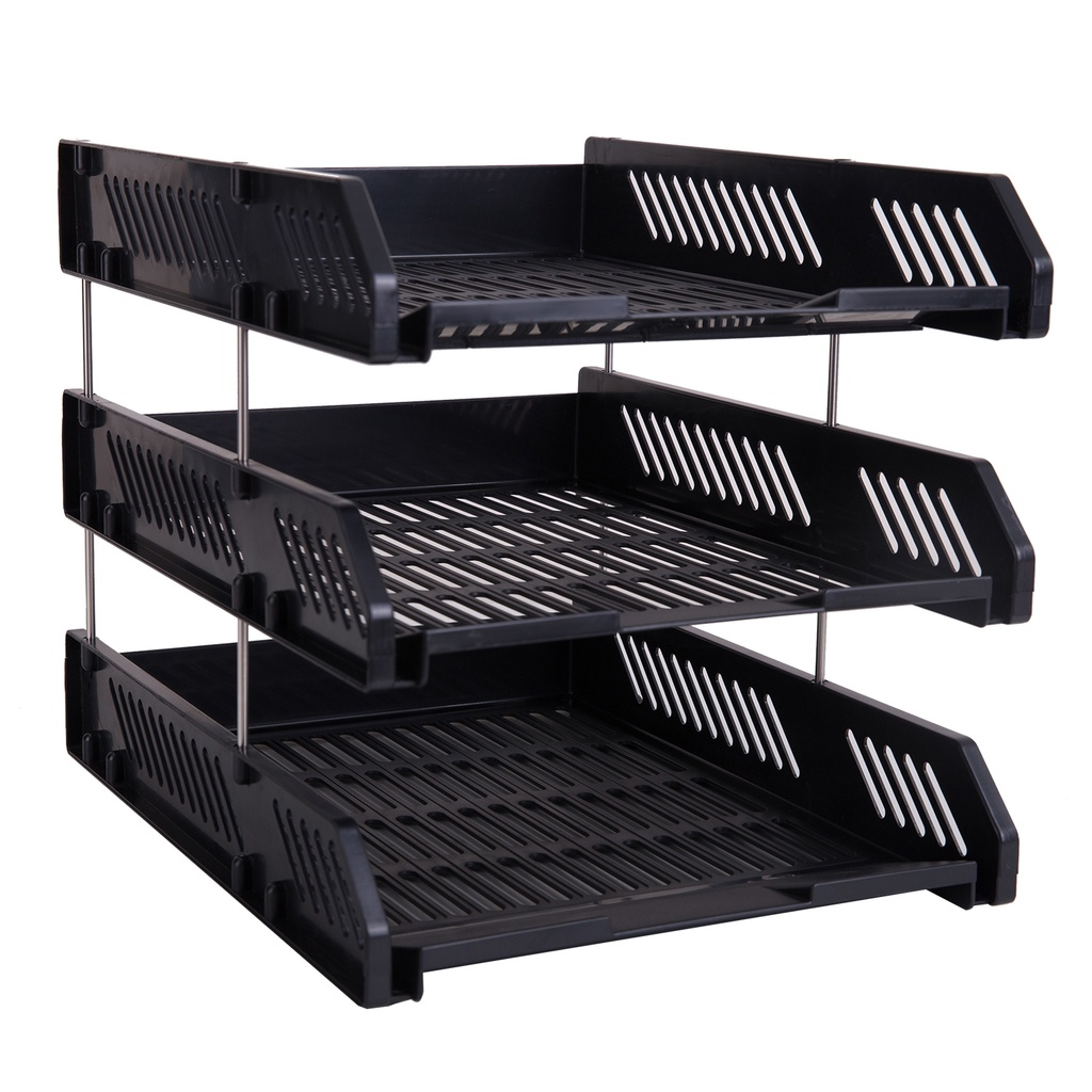 FILE LETTER TRAY 118MM BLACK