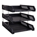 FILE LETTER TRAY 118MM BLACK