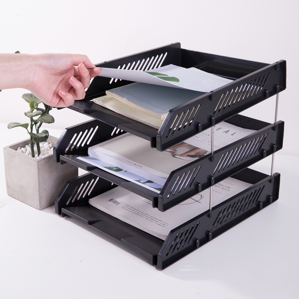 FILE LETTER TRAY 118MM BLACK