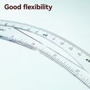 RULER 30CM TRANSPARENT