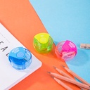 SHARPENER PENCIL 1-HOLE W/CANISTER COL.