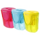 SHARPENER PENCIL 2 HOLE 8MM/12MM COL.