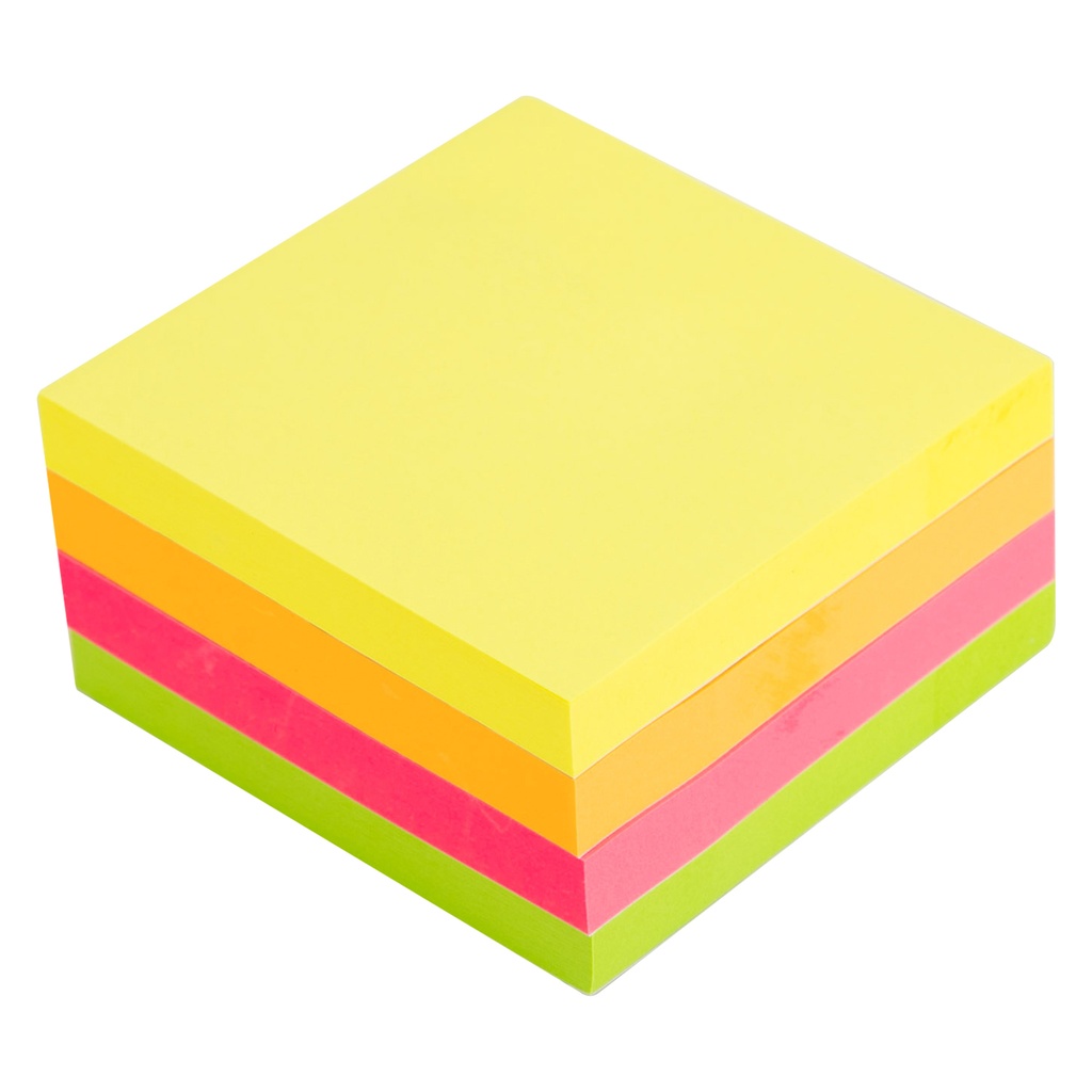 STICKY NOTES 3x3, 4*100 SHEETS ASST.