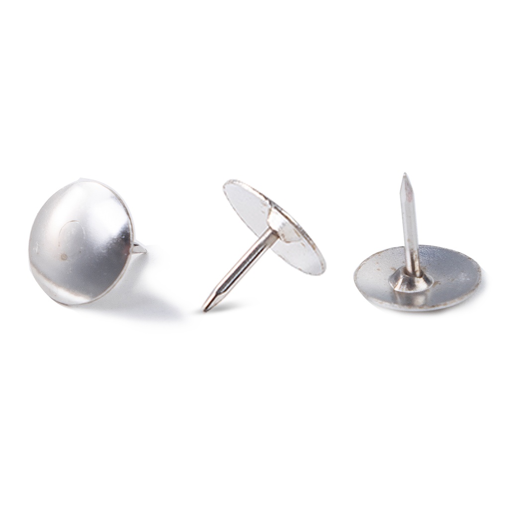 PINS THUMB TACKS #3 3/8'' SILVER