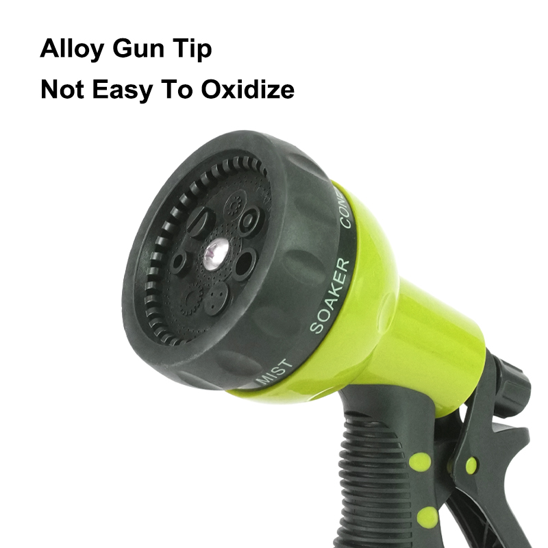 WATER SPRAY GUN 7-WAY GREEN