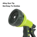 WATER SPRAY GUN 7-WAY GREEN