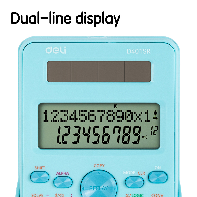 SCIENTIFIC CALCULATOR 401F 12-DIGITS BLUE