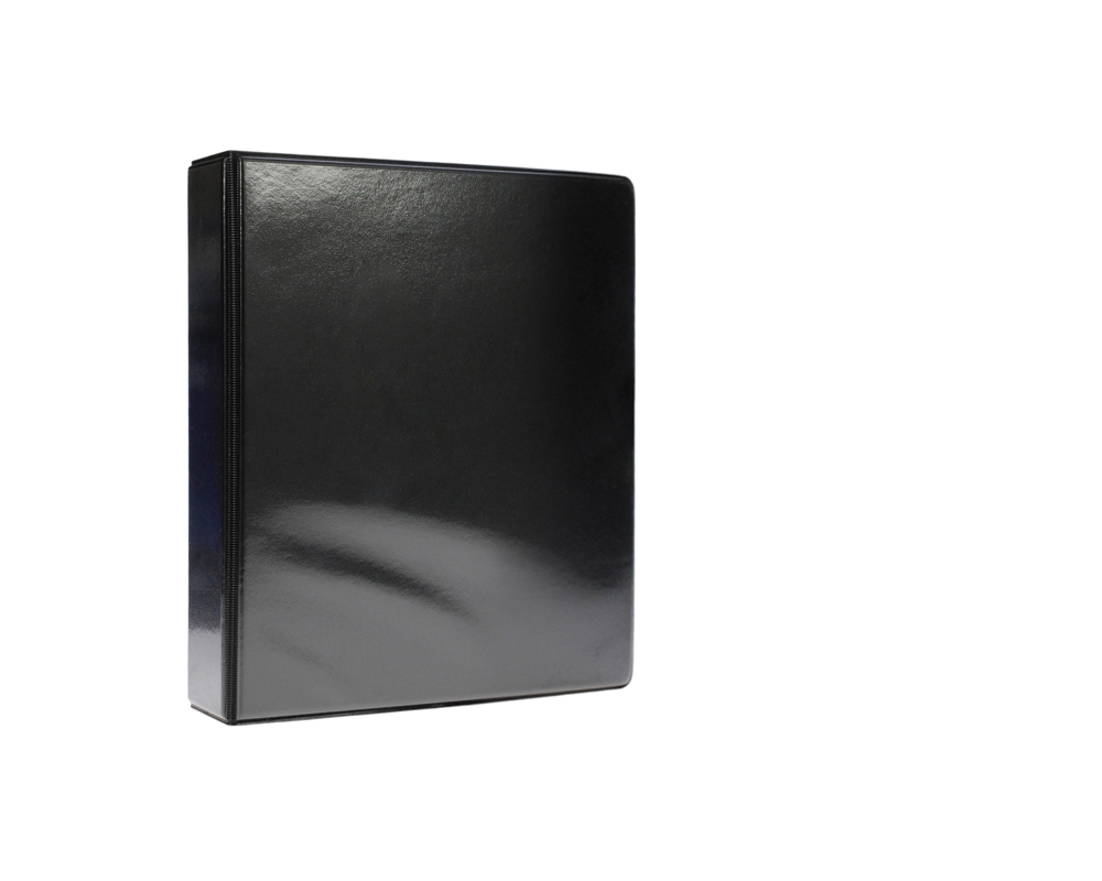 BINDER PAN 1/2"3R BLK 3142